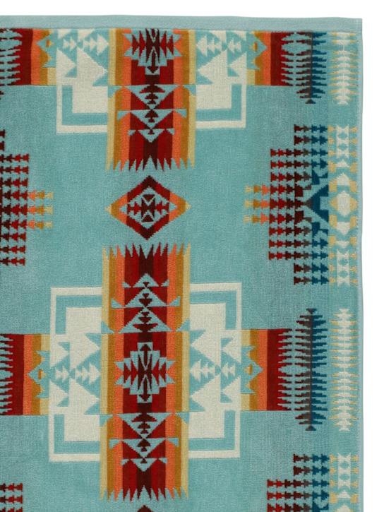 Pendleton Woolen Mills: Jacquard hand towel - Blue - ecraft_1 | Luisa Via Roma