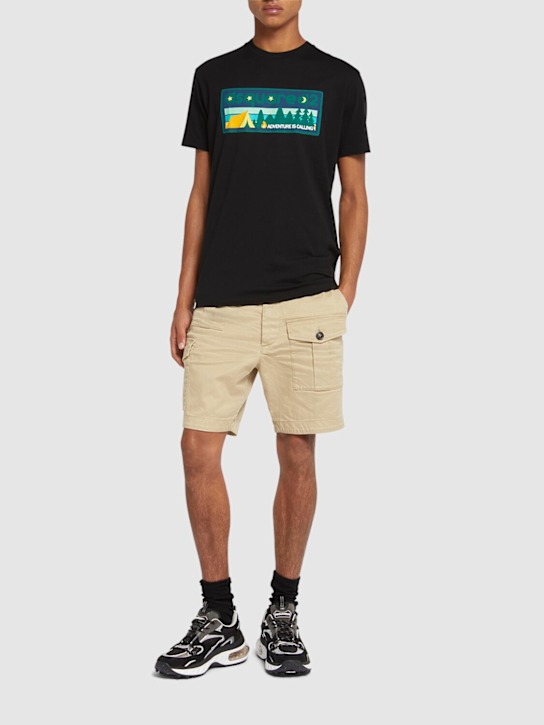 Dsquared2: T-Shirt aus Baumwolle im Cool Fit - men_1 | Luisa Via Roma