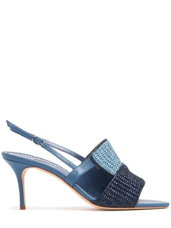 Manolo Blahnik: 70mm Fabiola sandals - women_0 | Luisa Via Roma