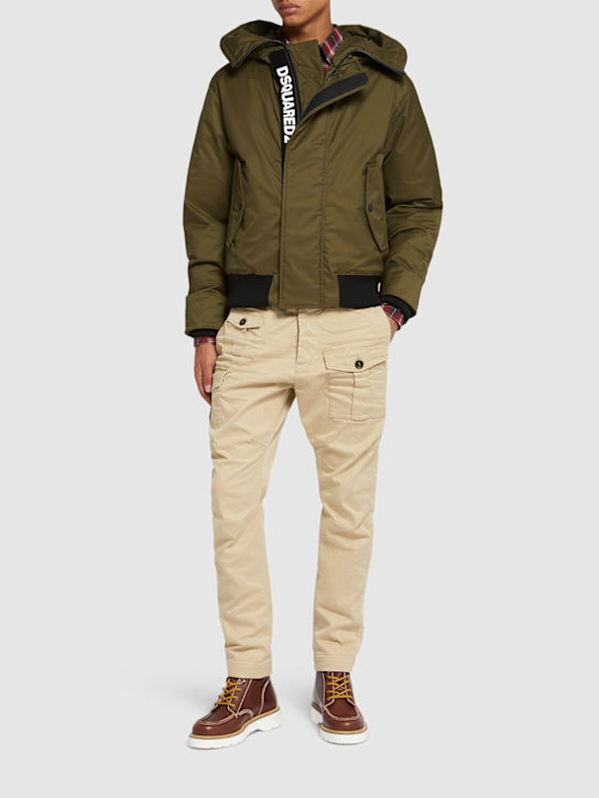 Dsquared2: Bomberjacke aus Technostoff - men_1 | Luisa Via Roma