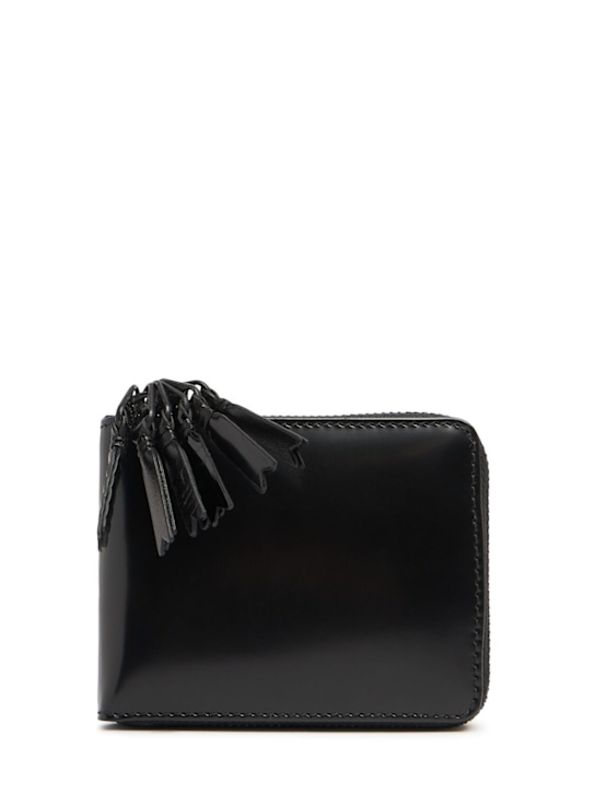 Comme des Garçons Wallet: Zipper medley leather wallet - men_0 | Luisa Via Roma