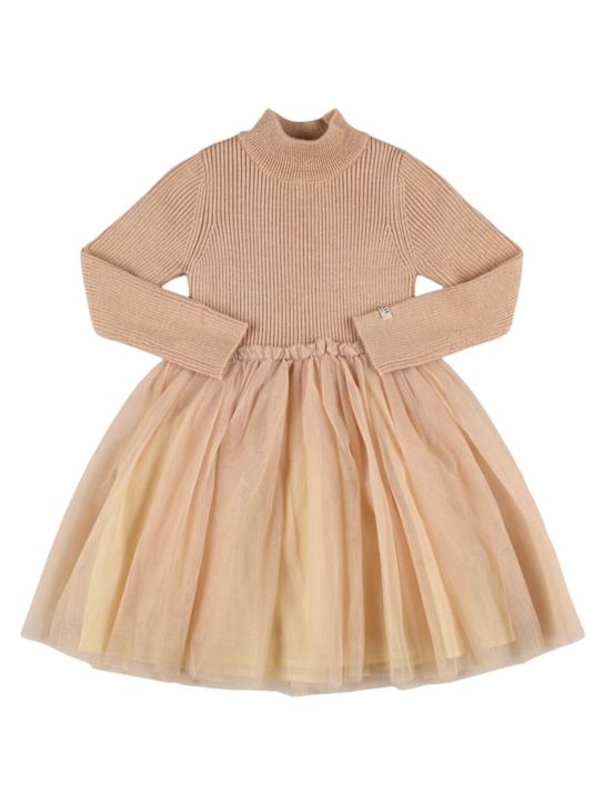 Donsje: ウールブレンドワンピース - kids-girls_0 | Luisa Via Roma