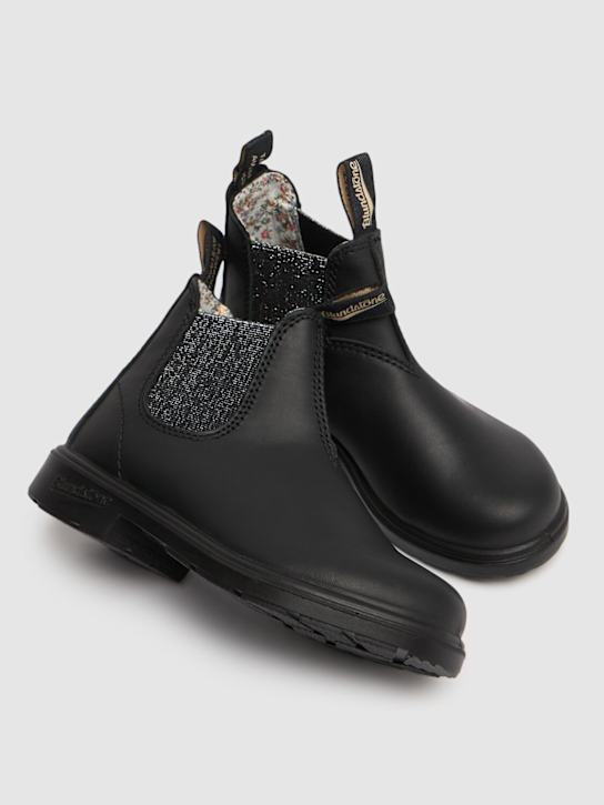 Blundstone: Leather Chelsea boots w/ lurex - Black - kids-girls_1 | Luisa Via Roma