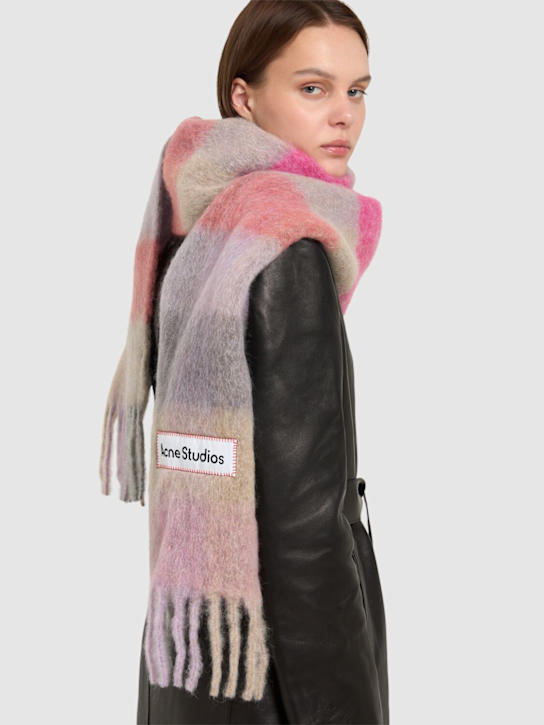 Acne Studios: Vally soft alpaca blend scarf - women_1 | Luisa Via Roma