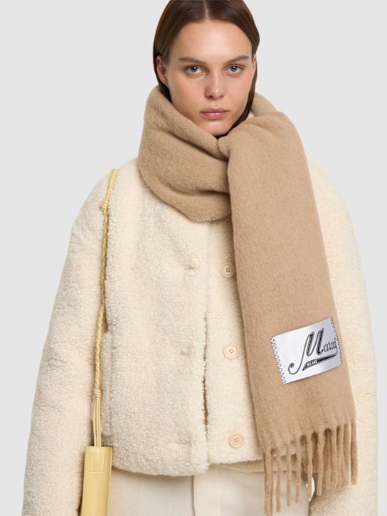 Marni: Brushed alpaca scarf - women_1 | Luisa Via Roma