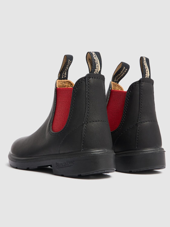 Blundstone: Stivaletti chelsea in pelle - Nero/Rosso - kids-girls_2 | Luisa Via Roma