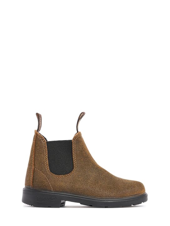 Blundstone: Suede Chelsea boots - kids-boys_0 | Luisa Via Roma