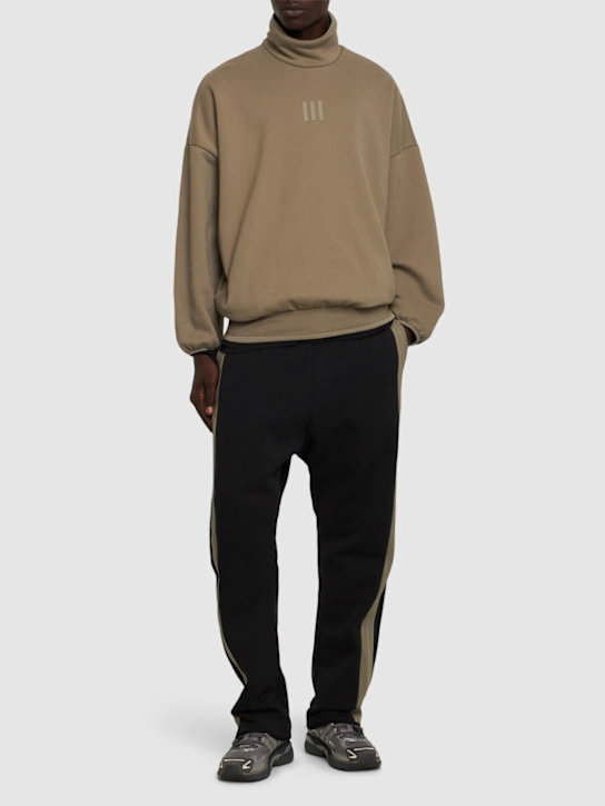adidas Originals: Fear Of God mock neck fleece sweatshirt - men_1 | Luisa Via Roma