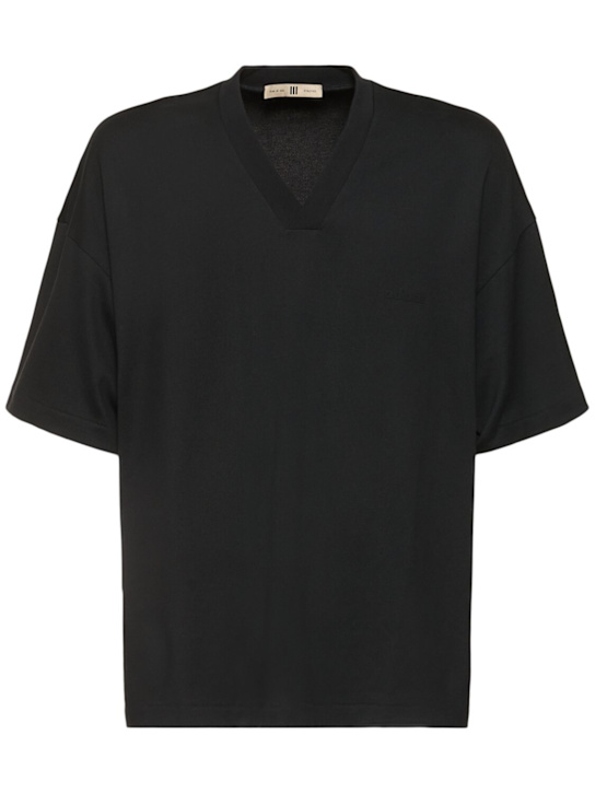 adidas Originals: Fear Of God v-neck t-shirt - men_0 | Luisa Via Roma