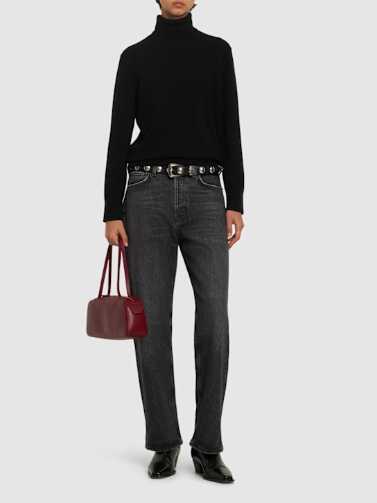 Agolde: Fran low rise straight jeans - women_1 | Luisa Via Roma