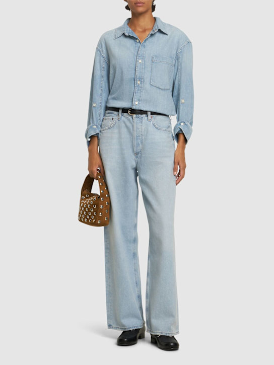 CITIZENS OF HUMANITY: Kayla cotton denim shirt - women_1 | Luisa Via Roma