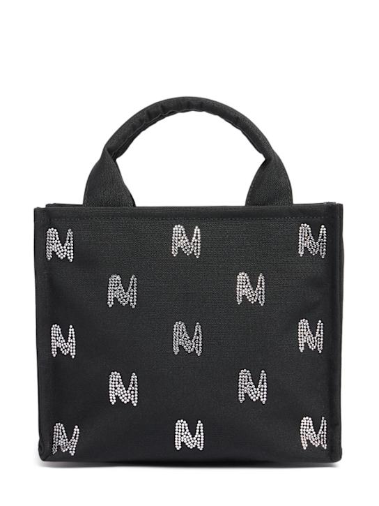 MSGM: Small monogram sparkling tote bag - women_0 | Luisa Via Roma