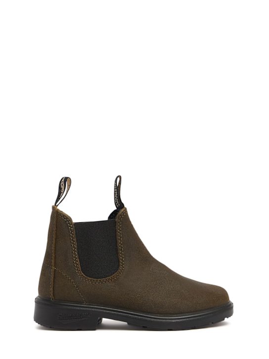 Blundstone: Suede Chelsea boots - kids-boys_0 | Luisa Via Roma