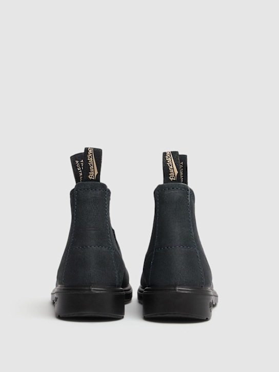 Blundstone: Stivali chelsea in camoscio - Blu - kids-girls_3 | Luisa Via Roma