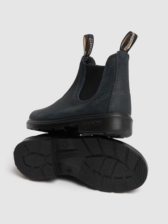Blundstone: Stivali chelsea in camoscio - Blu - kids-girls_2 | Luisa Via Roma