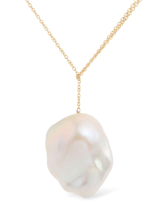 Sophie Bille Brahe: Sirene baroque pearl necklace - ゴールド/パール - women_0 | Luisa Via Roma