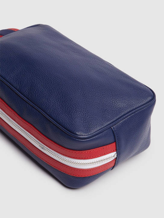 Dsquared2: Logo toiletry bag - Blue - men_3 | Luisa Via Roma