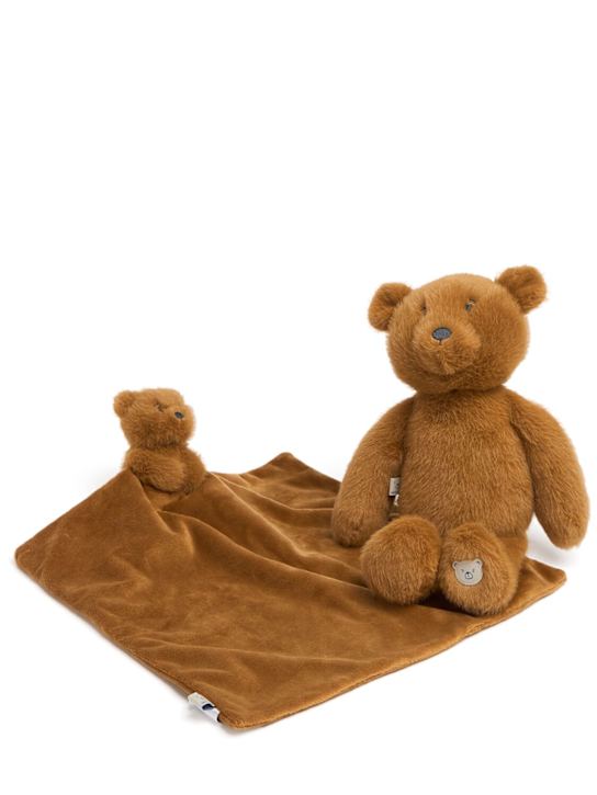 Liewood: Set di orsetti in poly riciclato - Marrone - kids-girls_0 | Luisa Via Roma