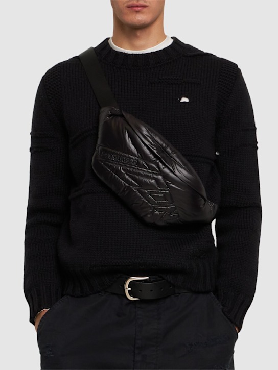 Dsquared2: Icon nylon belt bag - men_1 | Luisa Via Roma