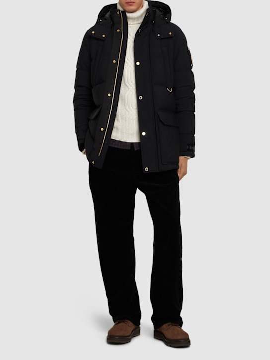 Moose Knuckles: Valleyfield nylon down jacket - men_1 | Luisa Via Roma