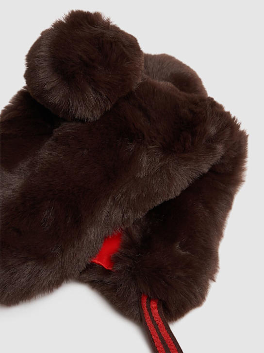 Mini Rodini: Recycled poly hat - Brown - kids-boys_1 | Luisa Via Roma