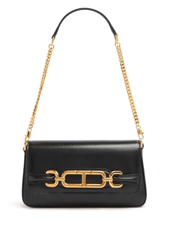 Tom Ford: Mini Box palmellato shoulder bag - women_0 | Luisa Via Roma