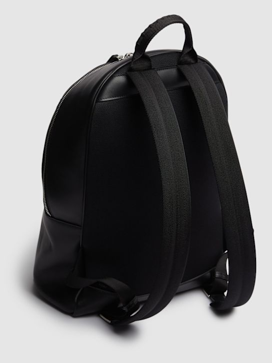 Dsquared2: Dsquared2 leather backpack - Black - men_5 | Luisa Via Roma