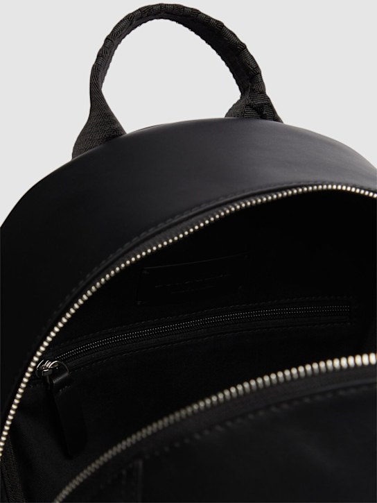 Dsquared2: Dsquared2 leather backpack - Black - men_6 | Luisa Via Roma