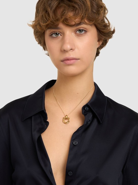 Ferragamo: Gancio evo charm necklace - women_1 | Luisa Via Roma
