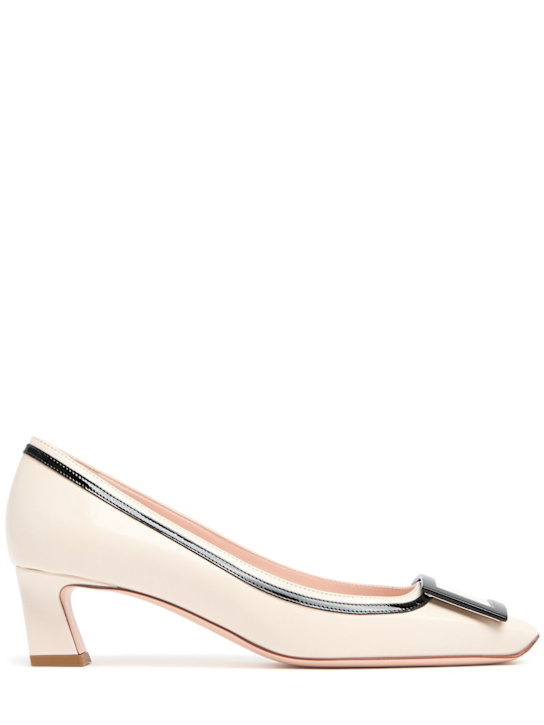 Roger Vivier: 45mm Trompette leather pumps - women_0 | Luisa Via Roma