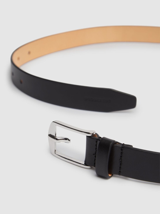 Dsquared2: Classic leather belt - Black - men_2 | Luisa Via Roma