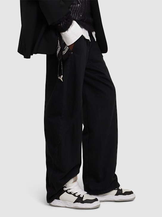 Mihara Yasuhiro: Wayne leather low top sneakers - men_1 | Luisa Via Roma