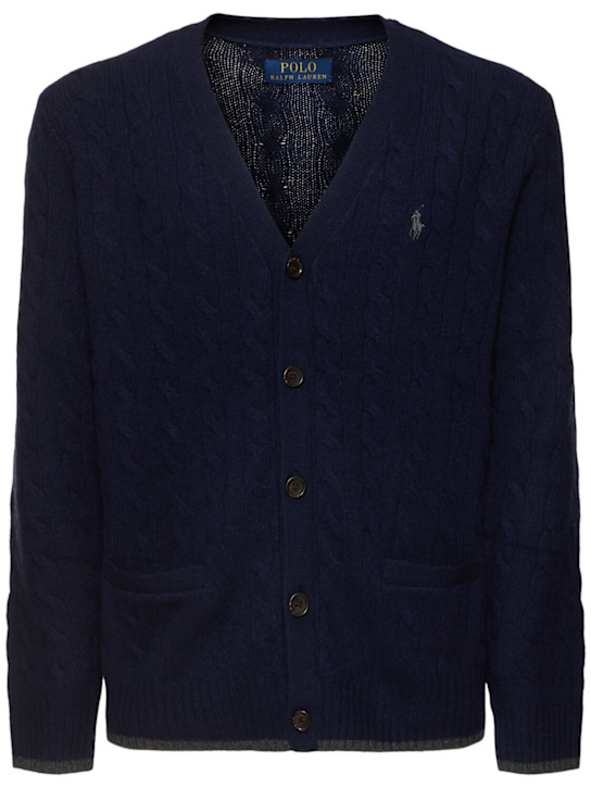 Polo Ralph Lauren: Cardigan aus Wollmischung - men_0 | Luisa Via Roma