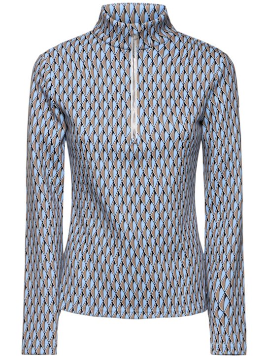 Fusalp: Orion Print half-zip t-shirt - women_0 | Luisa Via Roma