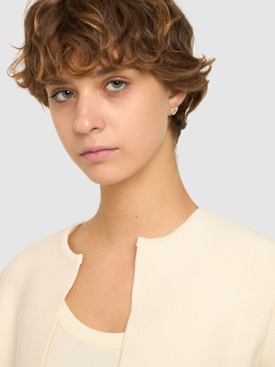 Tory Burch: Kira heart stud earrings - women_1 | Luisa Via Roma