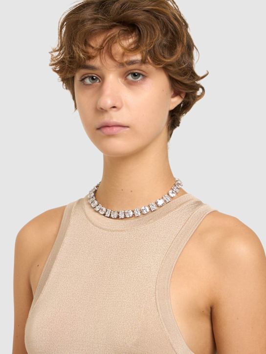 Rabanne: Crystal collier necklace - women_1 | Luisa Via Roma