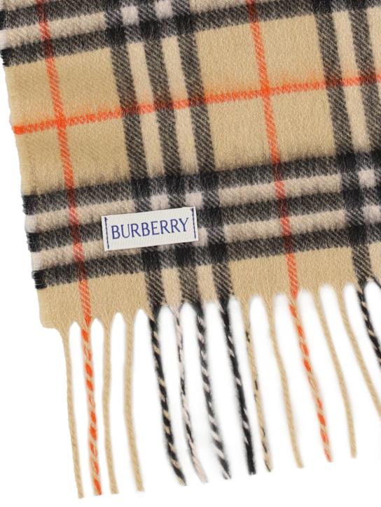 Burberry: Sciarpa in cashmere check - kids-girls_1 | Luisa Via Roma