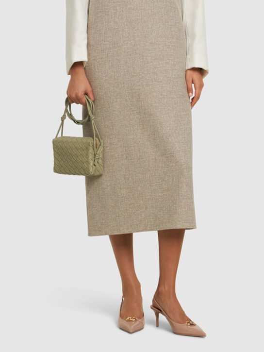 Valentino Garavani: VLogo レザースリングバックパンプス 60mm - women_1 | Luisa Via Roma