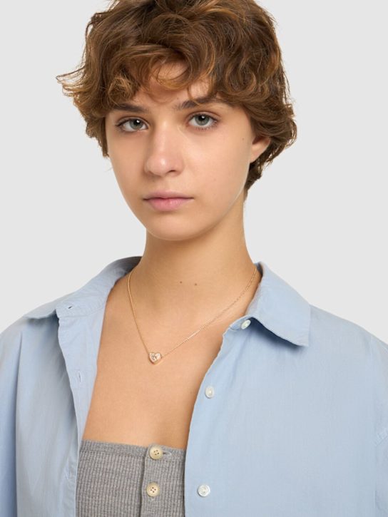 Tory Burch: Kira heart pendant necklace - women_1 | Luisa Via Roma