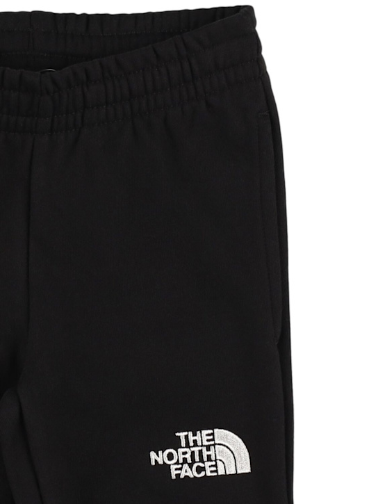 The North Face: Logo print cotton sweatpants - kids-girls_1 | Luisa Via Roma