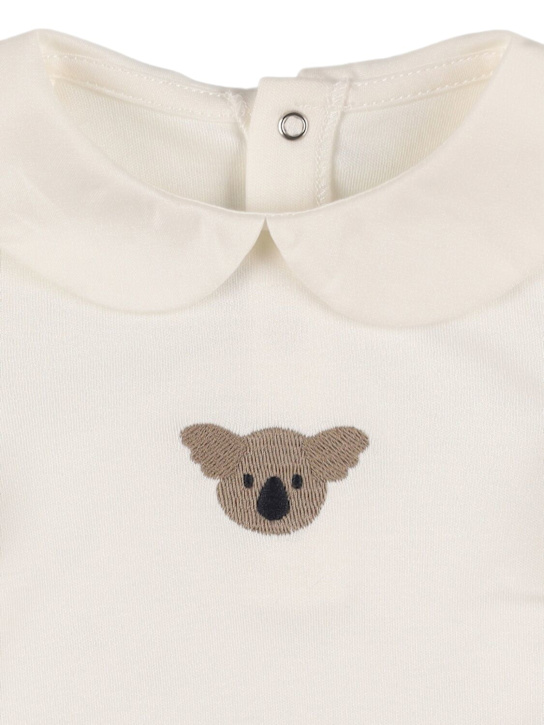 Donsje: Poodle print cotton bodysuit - kids-boys_1 | Luisa Via Roma