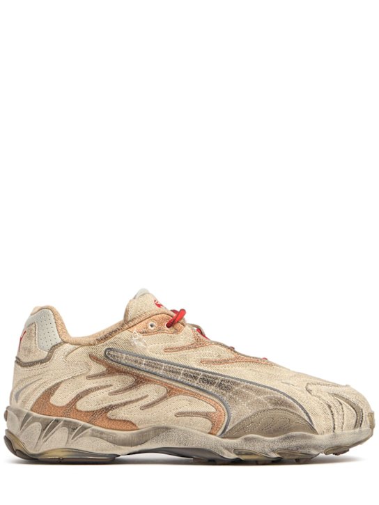 PUMA: A$AP Rocky Inhale distressed sneakers - men_0 | Luisa Via Roma