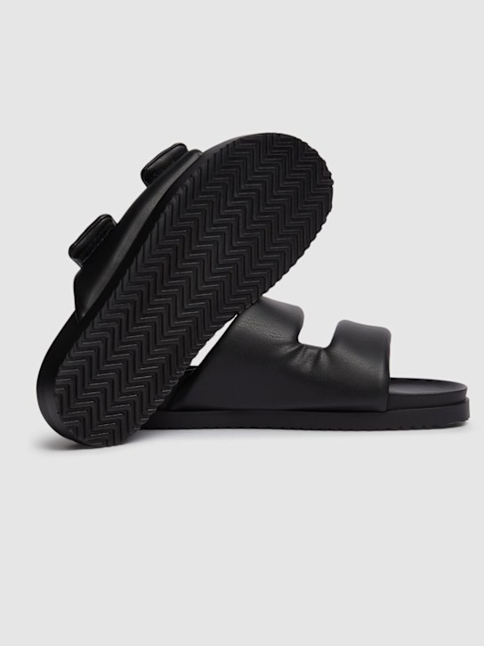 Dsquared2: Icon logo sandals - Black - men_3 | Luisa Via Roma