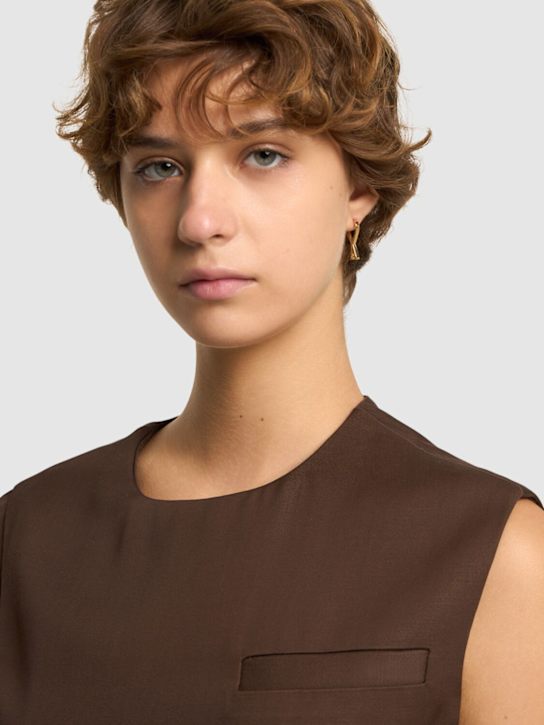 AMI Paris: ADC drop earrings - women_1 | Luisa Via Roma