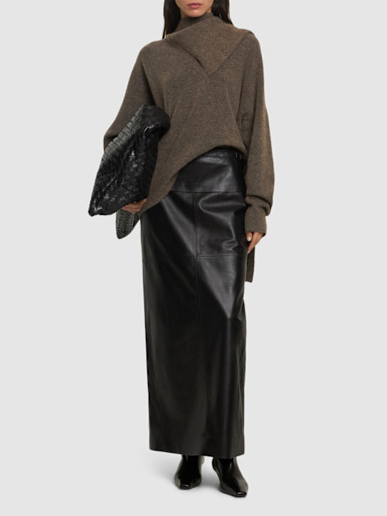 Proenza Schouler: Adriana レザーロングスカート - women_1 | Luisa Via Roma