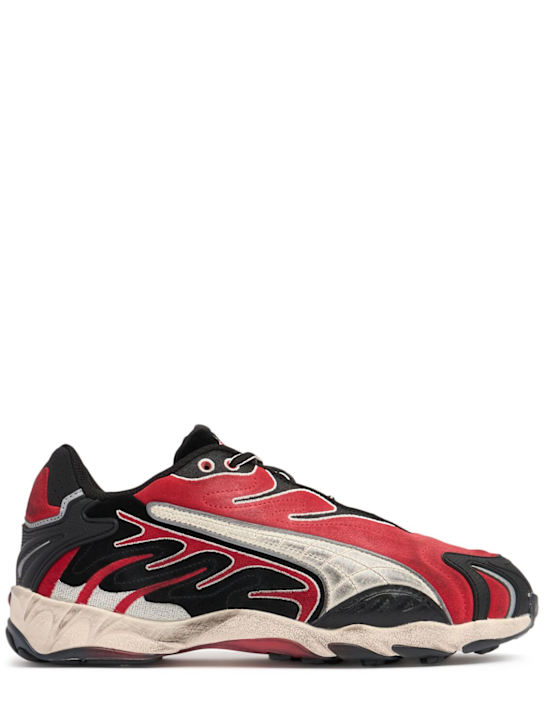 PUMA: A$AP Rocky Inhale distressed sneakers - men_0 | Luisa Via Roma