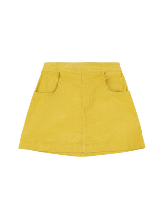 TANGERINE: Gonna in millerighe - Giallo - kids-girls_0 | Luisa Via Roma