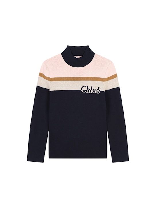 Chloé: ウールブレンドセーター - kids-girls_0 | Luisa Via Roma