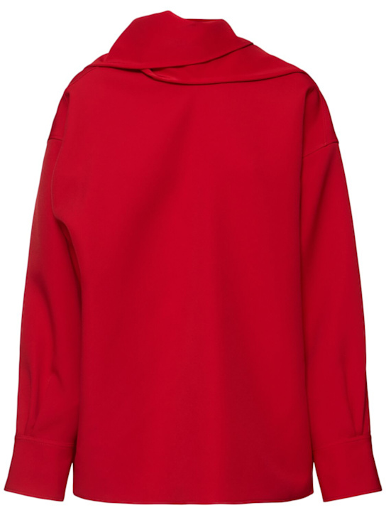Carven: Technical cady volumized shirt - women_0 | Luisa Via Roma