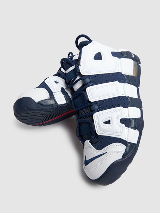 Nike: Air More Uptempo sneakers - White/Midnight - kids-boys_1 | Luisa Via Roma